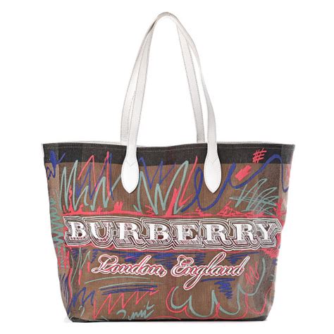 burberry large reversible doodle tote|Burberry's Doodle Collection Totes .